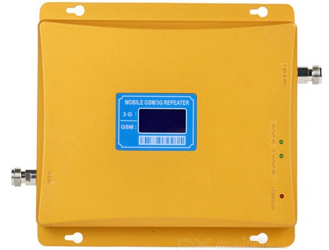 Tri-band mobile repeater for GSM, DCS, and 3G