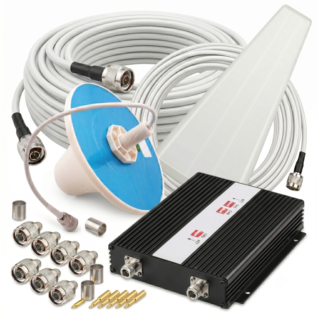 Heavy-Duty 27dBm High-Gain Mobile Signal Booster Kit