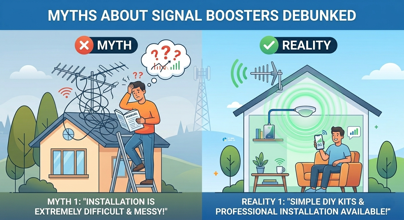 Myths About Signal Boosters Debunked